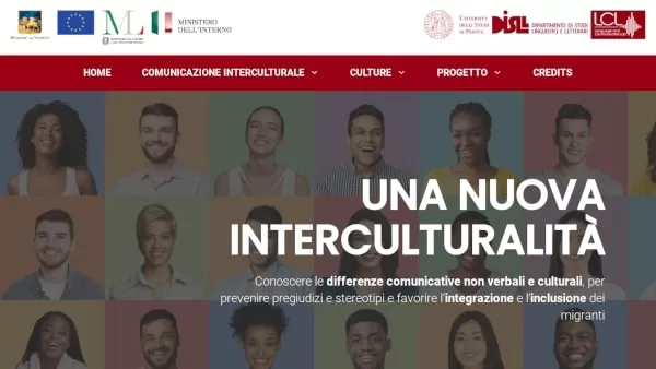 Realizzazione del sito Culture Migranti del progetto dell'università di Padova